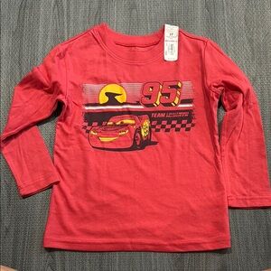 Jumping Beans Disney Cars Red Long Sleeve Tee